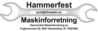 Logo av Hammerfest Maskinforretning AS